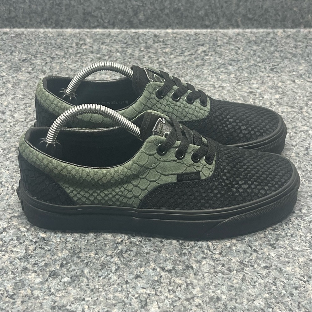 Vans x Harry Potter Era Slytherin Green Black Leather | Men's 5.5  Women's 7